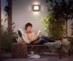 Aplica LED exterior antracit Philips Samondra 12W 1200lm lumina neutra PC02806