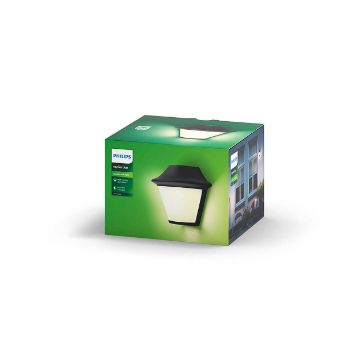 Aplica exterior neagra Philips Serres 42W E27 IP44 PC02807