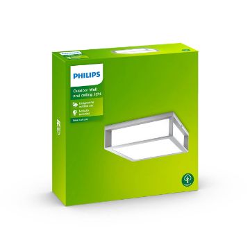 Aplica exterior gri Philips Skies 2x42W E27 IP44 PC02811