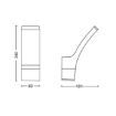 Aplica LED exterior antracit Philips Splay 12W 1100lm lumina calda PC02812
