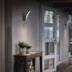 Aplica LED exterior antracit Philips Splay senzor miscare 12W 1100lm lumina calda PC02814