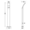 Stalp LED exterior antracit Philips Splay 12W 1100lm lumina calda PC02818