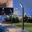 Stalp LED exterior antracit Philips Splay 12W 1100lm lumina calda PC02818