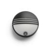 Aplica LED exterior neagra Philips Yarrow senzor miscare 6W 600lm lumina calda PC02827