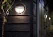 Aplica LED exterior neagra Philips Yarrow senzor miscare 6W 600lm lumina calda PC02827