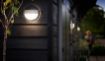 Aplica LED exterior neagra Philips Yarrow 6W 600lm lumina calda PC02828