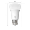 Starter Kit Philips Hue 9.5W A60 E27 White