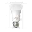 Starter Kit Philips Hue 9W A60 E27 White and Color Ambiance