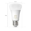 Starter Kit Philips Hue 8W A60 E27 White Ambiance
