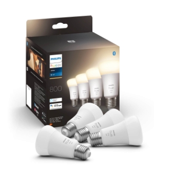 Set 4 becuri LED Philips Hue BT 9W E27 White
