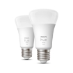 Set 2 Becuri LED Philips Hue 9.5W E27 White