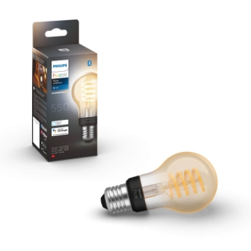 Bec LED Philips Hue Vintage BT A60 7W E27 White Ambiance