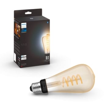 Bec LED Philips Hue Vintage BT ST72 7W E27 White Ambiance