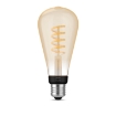 Bec LED Philips Hue Vintage BT ST72 7W E27 White Ambiance