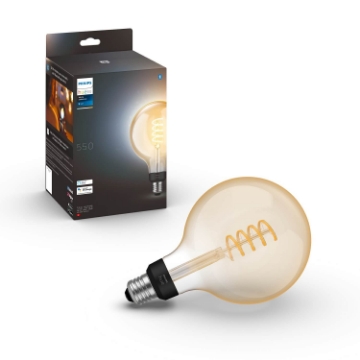 Bec LED Philips Hue Vintage BT G125 7W E27 White Ambiance
