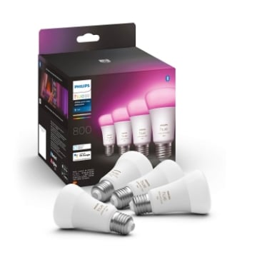 Set becuri LED Philips Hue BT 6.5W E27 White and Color Ambiance