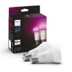 Set becuri LED Philips Hue BT 9W E27 White and Color Ambiance