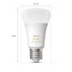 Set becuri LED Philips Hue BT 8W E27 White Ambiance
