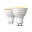 Set 2 becuri LED Philips Hue 4.3W GU10 White Ambiance