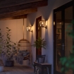 Aplica neagra exterior Philips Hue Inara 7W lumina calda