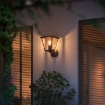 Aplica neagra exterior Philips Hue Inara 7W lumina calda
