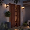 Aplica neagra exterior Philips Hue Inara 7W lumina calda
