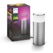 Postament crom mat exterior Philips Hue Calla 8W White and Color Ambiance