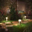 Postament crom mat exterior Philips Hue Calla 8W White and Color Ambiance