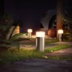 Postament crom mat exterior Philips Hue Calla 8W White and Color Ambiance