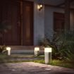 Postament crom mat exterior Philips Hue Calla 8W White and Color Ambiance