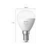 Set becuri LED Philips Hue 5.7W P45 E14 BT White