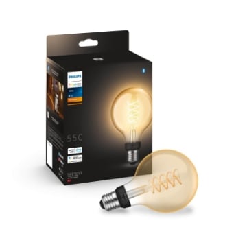 Bec LED Philips Hue Vintage E27 7.2W G93 BT White