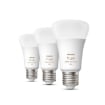Set 3 becuri LED Philips Hue BT 6.5W E27 White and Color Ambiance