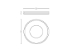 Plafoniera aluminiu Philips Hue Being BT White Ambiance 22.5W