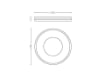 Plafoniera neagra Philips Hue Being BT White Ambiance 22.5W
