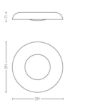 Plafoniera aluminiu Philips Hue Still BT 22.5W White Ambiance