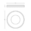 Plafoniera alba Philips Hue Being BT White Ambiance 22.5W