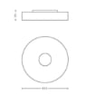 Plafoniera alba Philips Hue Fair BT 25W White Ambiance