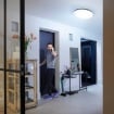 Plafoniera neagra Philips Hue Cher White Ambiance BT 24W