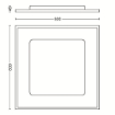 Plafoniera Philips Hue Aurelle White BT 60x60cm 39W White Ambiance