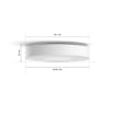 Plafoniera Philips Hue Infuse White M White and Color Ambiance 4116331P9