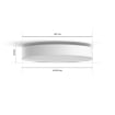 Plafoniera Philips Hue Enrave White L White Ambiance 4116031P6