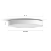 Plafoniera Philips Hue Enrave White XL White Ambiance 4116131P6