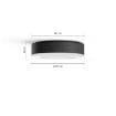 Plafoniera Philips Hue Enrave Black S White Ambiance 4115830P6