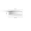 Plafoniera Philips Hue Enrave White S White Ambiance 4115831P6