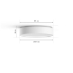 Plafoniera Philips Hue Enrave White S White Ambiance 4115831P6