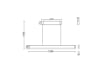 Pendul Philips Hue Ensis Black White and Color Ambiance