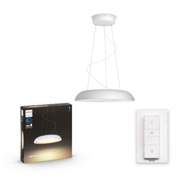 Lustra alba Philips Hue Amaze BT White Ambiance 25W