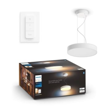 Lustra alba Philips Hue Enrave White Ambiance 4116231P6