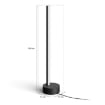Veioza neagra Philips Hue Gradient Signe BT 11.8W White and Color Ambiance